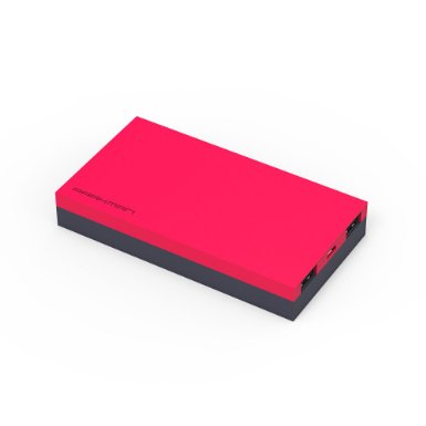Parkman H3 12000mAh Fast Portable Charger Pack Power Bank for iPhone, iPad, Samsung, Tablets - Red