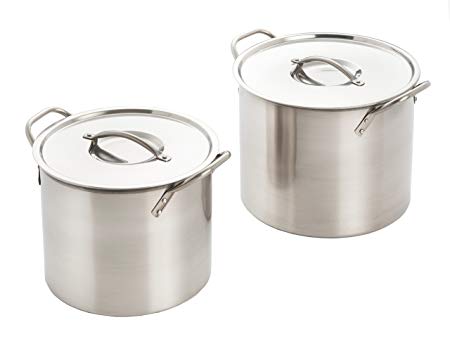 ExcelSteel 524 Stainless Steel Stockpot With Lids