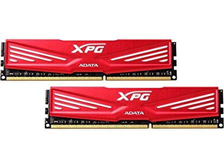 ADATA XPG V1 DDR3 1600MHz (PC3-12800) 16GB (2x8GB) Desktop Memory, Red(AX3U1600W8G9-DR)