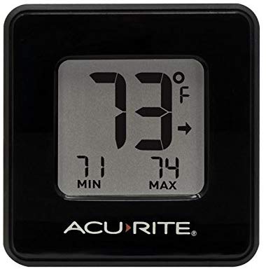 AcuRite 01186M Compact Indoor Thermometer with High & Low Records