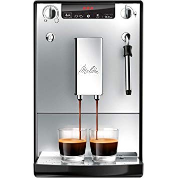 Melitta SOLO & Milk E953-102, Bean to Cup Coffee Machine, with Milk Steamer, Silver