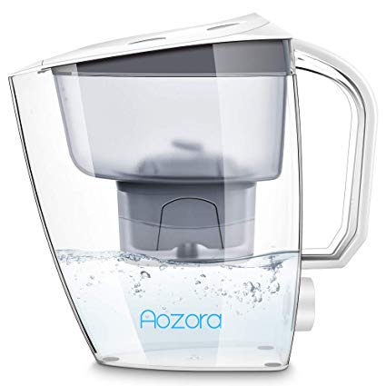 Large 18 Cup Everyday Premium Alkaline Water Filter Pitcher【BPA FREE】Healthy Water Ionizer With Activated Carbon Water Filter - Healthy, Clean Mineralized Alkaline Water In Minutes【PH 8.5 - 9.5】– 2019