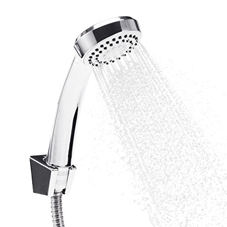 Blusmart High Pressure Handheld Shower Head and Hose with 3 Spray Patterns