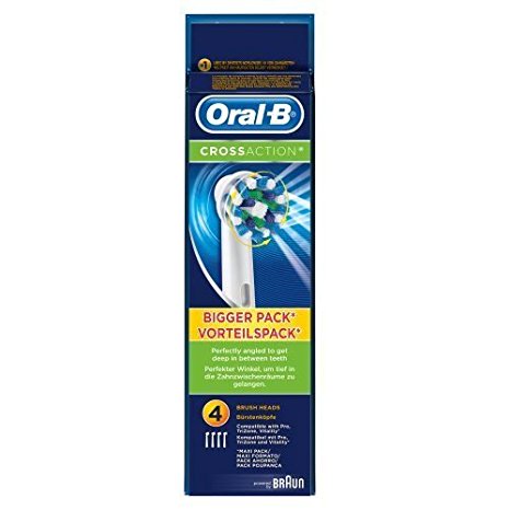 Oral-B Floss Action Replacement Electric Toothbrush Head, 4 Count