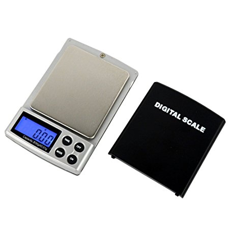 WiseField Digital Pocket Jewelry Gold Gram Stainless Scale Weight, 500g x 0.01g