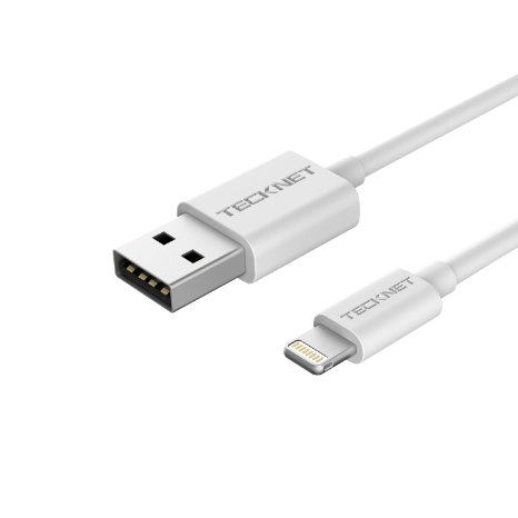 Lightning Cable [Apple MFi Certified], TeckNet 3.0M Apple Lightning to USB Cable For Apple iPhone 6S /6S plus/6/SE/5s/5c/5,iPad,iPad Air /Air 2, iPad mini1/mini2/mini3/mini4,iPad Pro,and iPod Nano 7th Generation