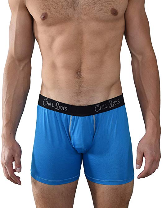 Chill Boys Boxer Briefs for Men - Soft Stretch Moisture Wicking Mens Underwear. Quick Dry Athletic Performance Boxers