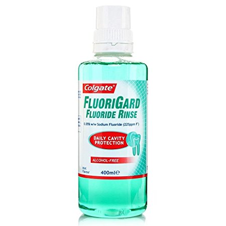 Colgate 400ml Fluorigard Alcohol Free Mouth Rinse