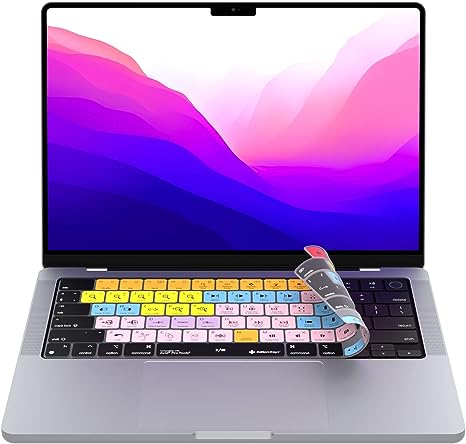 Avid Pro Tools Keyboard Cover Overlay for 14" & 16" MacBook Pro 2021  M1 Chips - Genuine Editors Keys Shortcut Cover