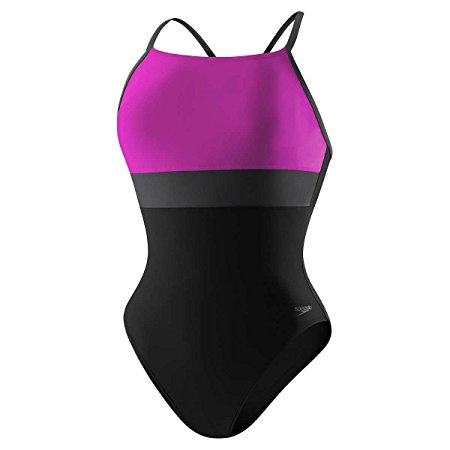 Speedo Women's Ultraback Racerback Athletic Training One Piece Swimsuit