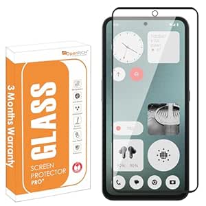 OpenTech Tempered Glass Screen Protector Compatible For Nothing CMF Phone 1 With Edge To Edge Coverage And Easy Installation Kit for Smartphone