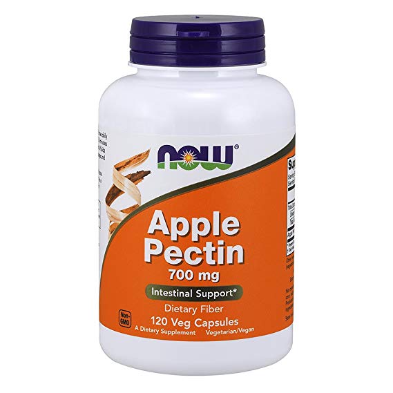 Now Foods Apple Pectin, 120 Caps 700 mg