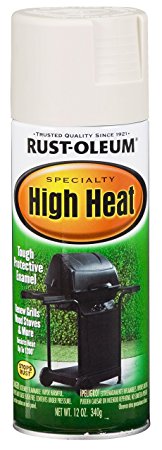 Rust-Oleum 7751830 High Heat Enamel Spray, 12 oz, White