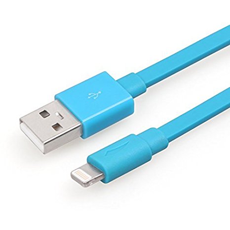 Pashion Yellowknife® PowerLine Apple MFi Certified Fast Date Syncing USB Cable Sturdy Charging Cord for iPhone 5/5s/5c 6/6s Plus, iPad mini/Air/Pro iPod touch (Blue)
