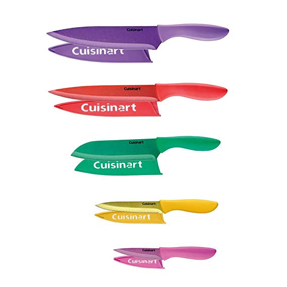 Metallic Coated Collection 10-Piece Knife Set