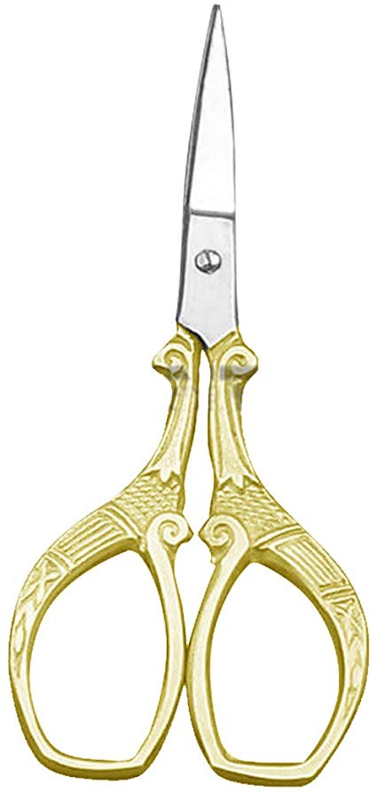 OdontoMed2011 Peacock Embroidery Scissor, 3 ¾ inches ODM