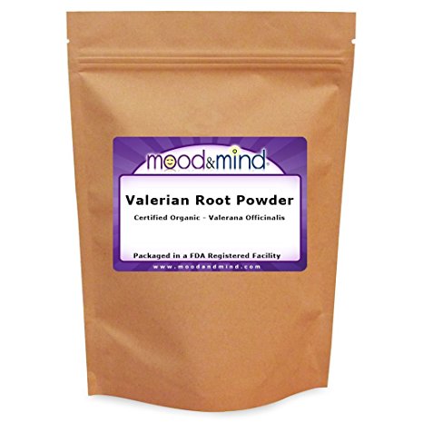 Organic Valerian Root Powder - Valeriana Officinalis (Mood & Mind) 4 oz. (112g.)