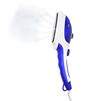 Handheld Steamer Garment Iron Steamer Household Handy Fabric Steamer 2 in 1 Travel Portable Steamer with 2 Brush Fast-Heating for Laundry Cloth,Suit