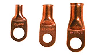 Install Bay Copper Ring Terminal 4 Gauge #14 25 Pack - CUR414