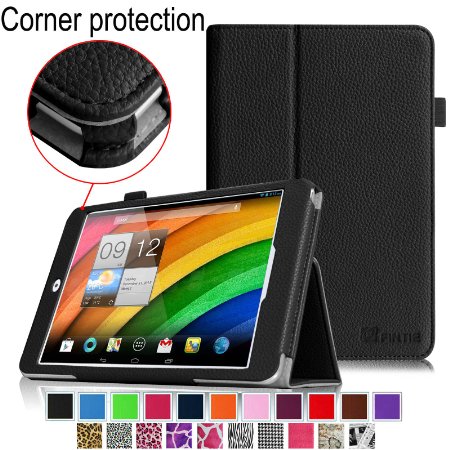 CORNER PROTECTION Fintie Acer Iconia A1-830 Case - Premium Vegan Leather Slim Fit Stand Cover for Acer Iconia A1-830 79 -Inch Tablet - Black