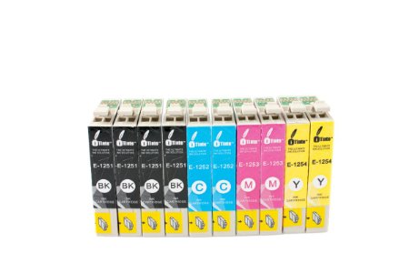 iTinte 125XL Compatible Ink Cartridges (4 Black, 2 Cyan, 2 Magenta, 2 Yellow) for Epson Stylus NX125, NX625, NX420, NX230, NX130, NX530, Epson Workforce 320, WF323, WF325