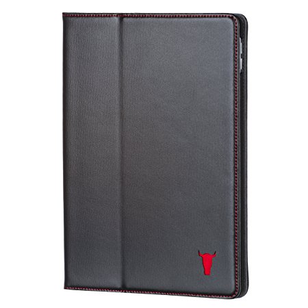 iPad Mini Case. Premium Black Cowhide Leather Smart Case / Cover for Apple iPad mini 1, mini 2 with retina and mini 3 by TORRO (iPad Mini, Black)