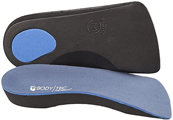 3/4 Orthotic Insole Support Weak and Fallen Arches Helps Many Medical Problems