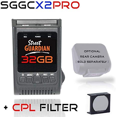 Street Guardian SGGCX2PRO  Dash Camera with 512GB MicroSD Card