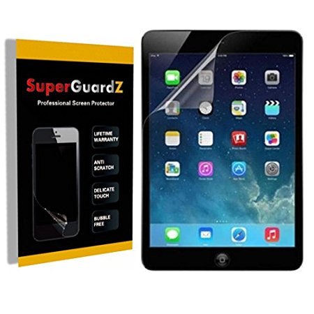 iPad Air 2 - SuperGuardZ Screen Protector [3 PACK] - Ultra Clear, Anti-Scratch, Anti-Bubble [Lifetime Warranty]   Silver LED Stylus Pen
