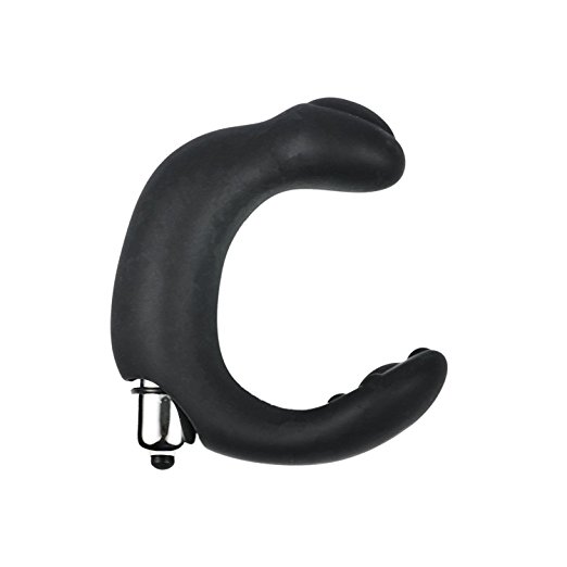 Shootmy Powerful Anal Vibrator Silicone Vibrating Prostate Massager - Anal Sex Toy for Men - Wireless (Black)
