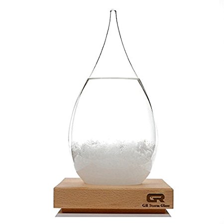 GR Creative Stylish Desktop Drops Storm Glass of 17th Century Europe Weather Monitors Weather Forecast Weather Station (large)