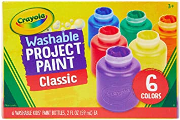 Crayola 6 59ml Paint Jars Arts & Crafts