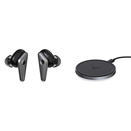 Libratone TRACK AIR  True Wireless Bluetooth In-Ear Headphones with Smart Noise Cancellation with  COIL Wireless Charging Plate, Black