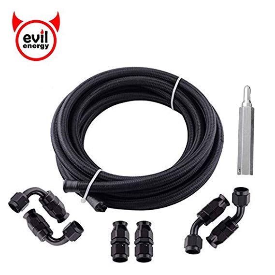 EVIL ENERGY 6AN Teflon PTFE E85 Fuel Line Kit 10Ft