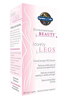 Garden of Life Varicose and Spider Veins Supplement - Extraordinary Beauty Antioxidant Blood Circulation Support, Vegan, 30 Caplets