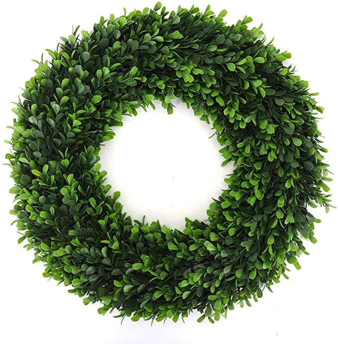 3rd Street Inn Soft Touch Holly Wreath - Front Door Wreath - Greenery Wreath - Indoor/Outdoor Wreaths for Front Door - Farmhouse Wreath - Spring Wreath/Summer Wreath/Winter Wreath (22" / XL)