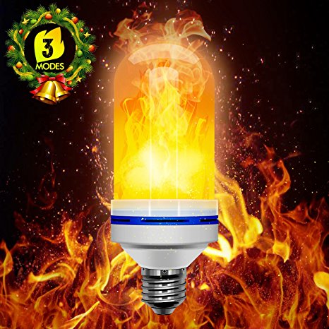 Beexcellent LED Flickering Flame Light Bulbs, Simulates Natural Torch E26/E27 Base for Bedroom Living Room Bar and Porch Outdoor Gardens Festival Party Decoration