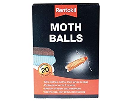 Rentokil Moth Balls - Clear (Pack of 20)