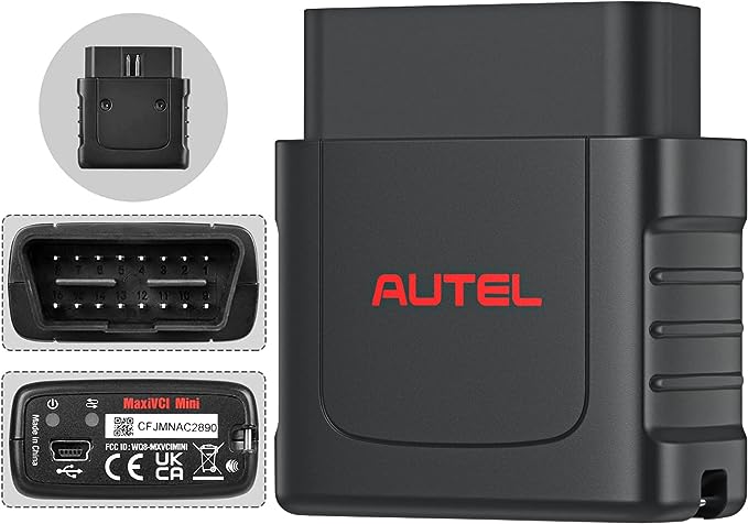 Autel MaxiSys MaxiVCI VCI Mini Wireless Diagnostic Interface, 2023 Newest Vehicle Wireless Dongle, Work with Autel Scanner MK808BT MP808BT MP808BT Pro MX808TS MK808TS MK808S-TS MP808TS MP808S-TS