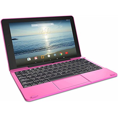 2016 Newest Premium High Performance RCA Galileo Pro 11.5" 32GB Touchscreen Tablet Computer with Keyboard Case Quad-Core 1.3Ghz Processor 1G Memory 32GB HDD Webcam Wifi Bluetooth Android 6.0-Pink