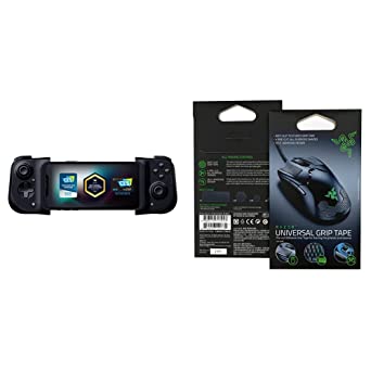 Razer Kishi Mobile Game Controller / Gamepad for iPhone iOS   Universal Grip Tape Bundle