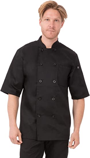 Chef Works Men's Chambery Chef Coat (BLSS)