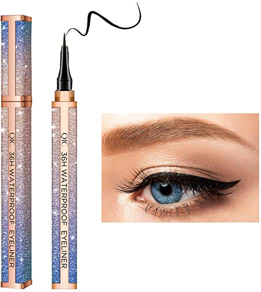 Onlyoily Waterproof Liquid Eyeliner Precision Micro Eye Liner Pen Quick Drying Long Lasting Cosmetic Makeup Pencil