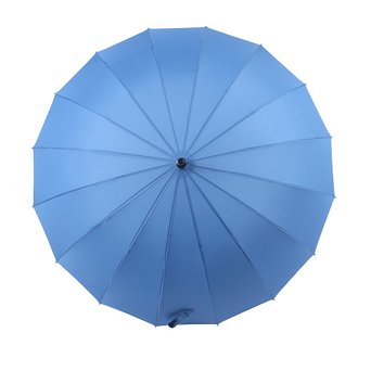 Saiveina 47Inch Auto Open Straight Strong Umbrella 190T Fiber Waterproof Windproof Sports Umbrella 16 Ribs