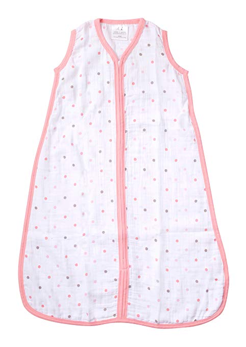 aden by aden   anais Wearable Blanket, Oh Girl! - Pink Polkadot, Small