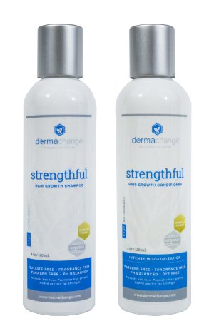 Hair Growth Organic Shampoo and Conditioner Set - Grow Hair Fast - With Essentials for Growing - Best Hair Regrowth With Vitamins - Prevent Hair Loss - Hair Thickening - For Women and Men