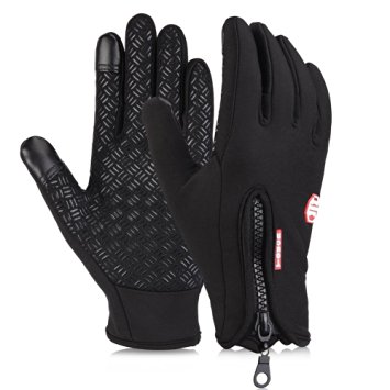 Vbiger Winter Outdoor Cycling Glove Touchscreen Gloves for Smart Phone