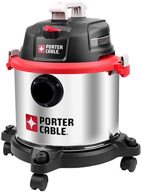 PORTER-CABLE Wet/Dry Vacuum, 5 Gallon, 4 Horsepower - PCX18406-5B