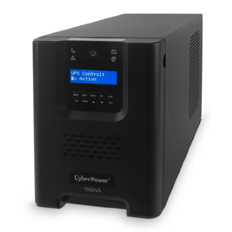 CyberPower PR1500LCD Smart App Sinewave UPS 1500VA 1050W SNMPHTTP Mini-Tower