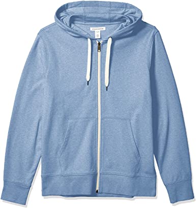 Amazon Essentials Men's Lightweight French Terry Full-Zip Hooded Sweatshirt